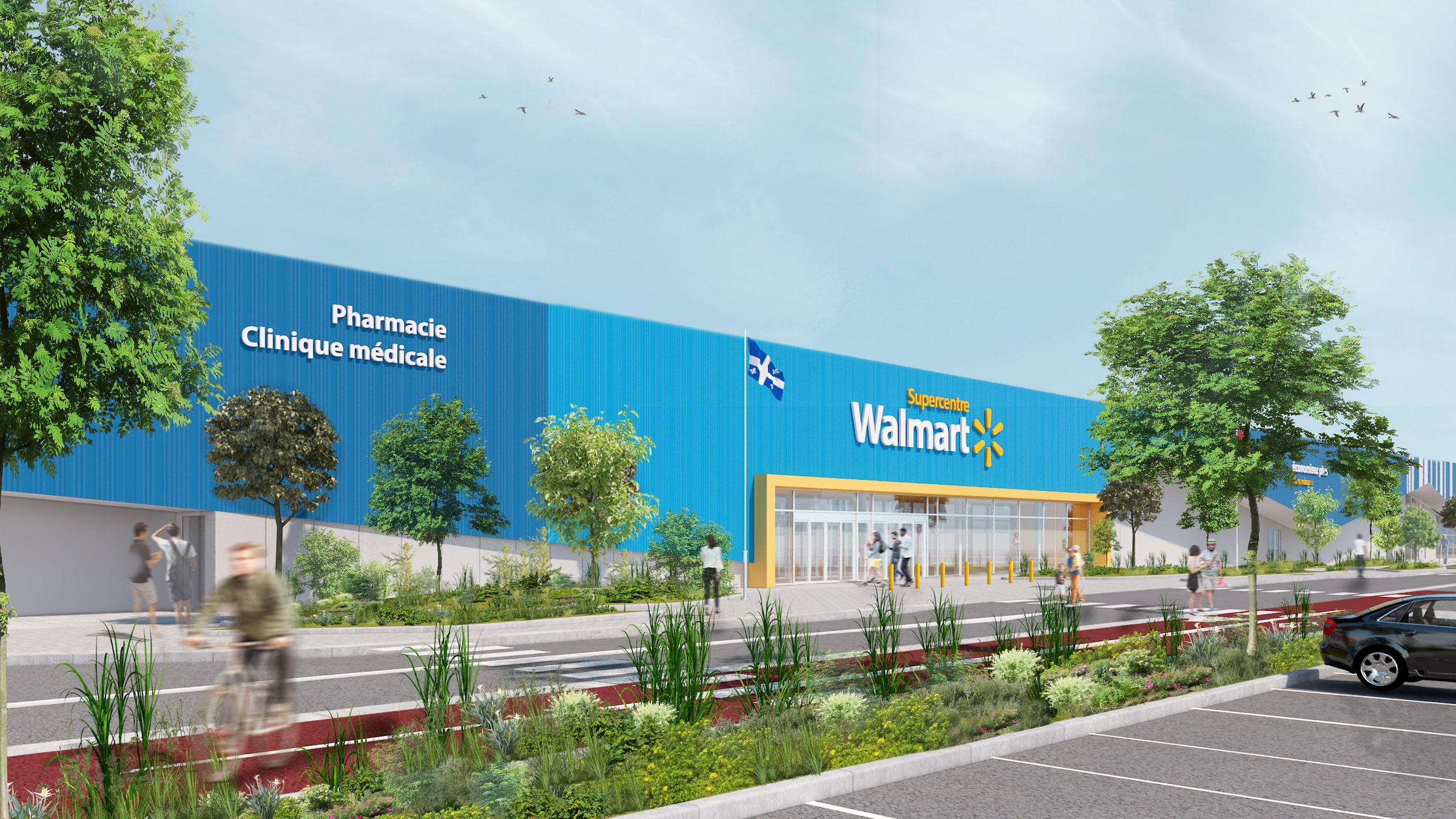 rendering of Walmart