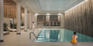 Coppermaker Square Pool and spa