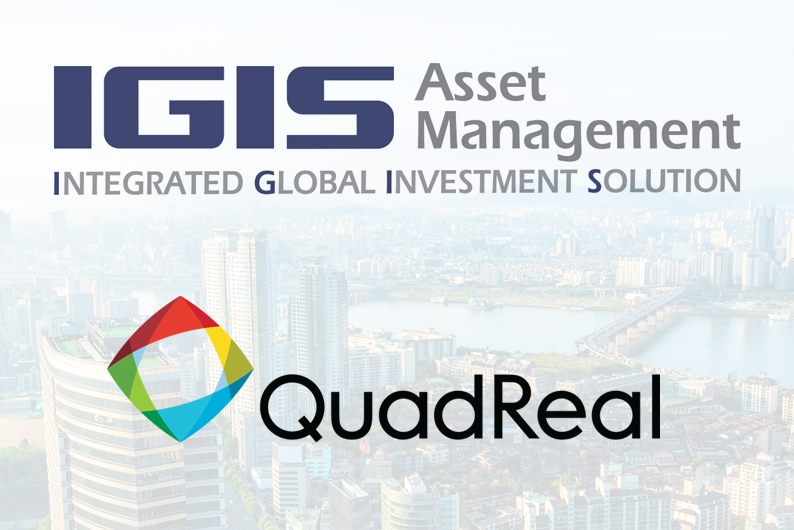 IGIS Asset Management and QuadReal Property Group joint venture