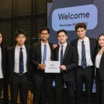 Students at case competition