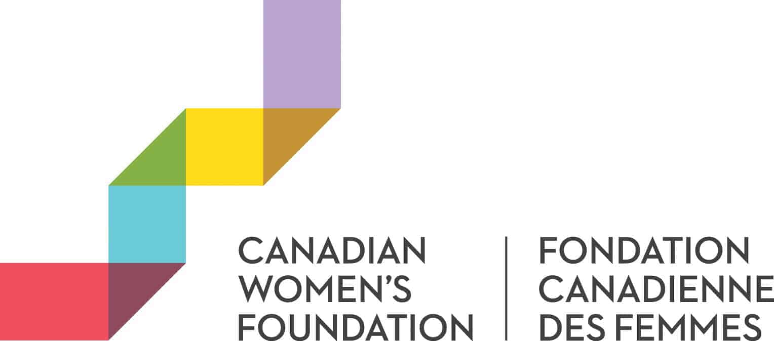 An image depicting the words Canadian Women’s Foundation