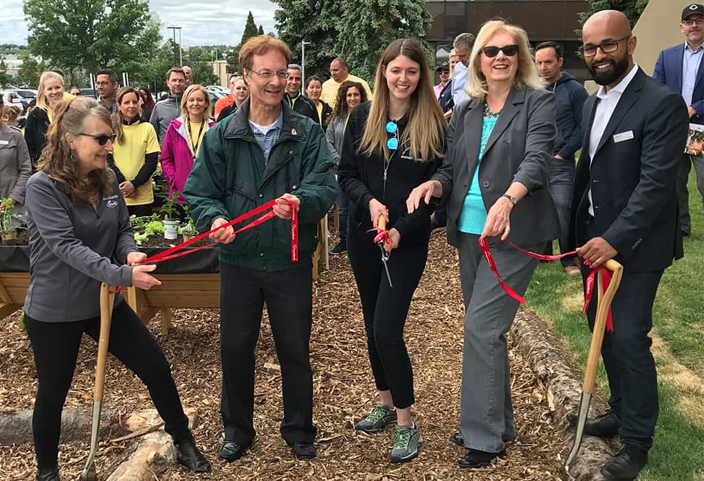 Meadowvale Corporate Centre launches its very first Community Harvest Garden