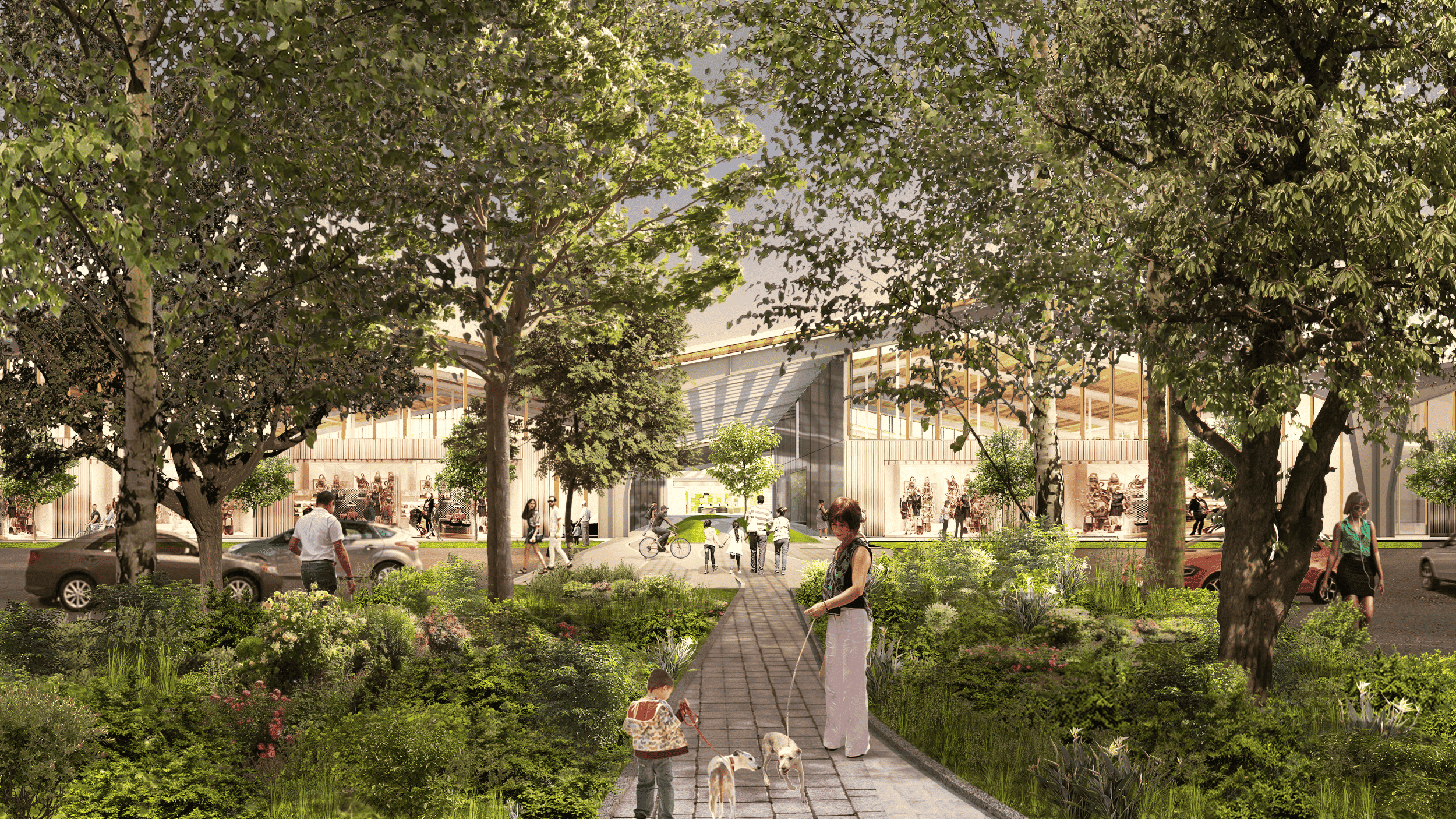 marché-central, montreal - green walkway-rendering-resized-min