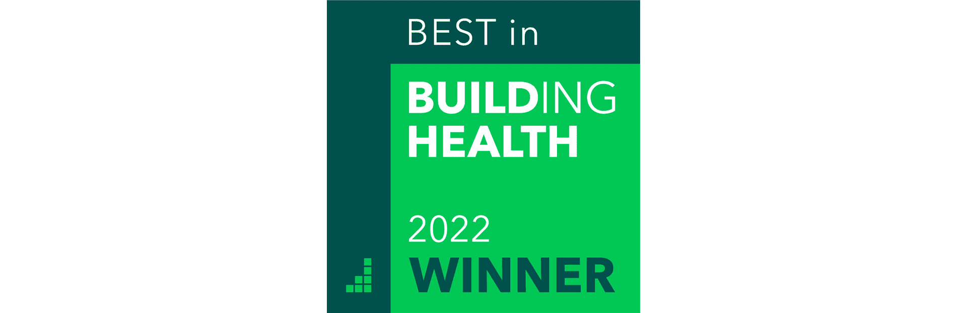 An image depicting the words best building in Health