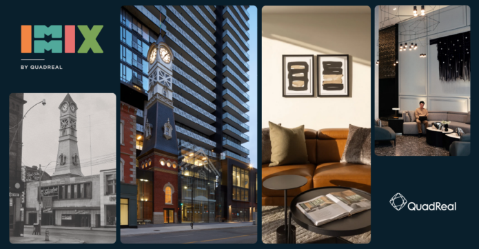 QuadReal Property Group dévoile IMMIX, une nouvelle communauté locative combinant commodités modernes et cachet historique au cœur de Toronto